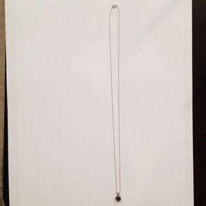 Black diamond necklace